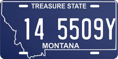 MT license plate 145509Y