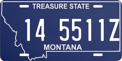 MT license plate 145511Z