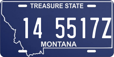 MT license plate 145517Z