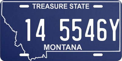 MT license plate 145546Y
