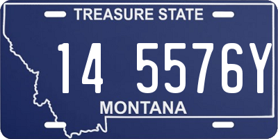 MT license plate 145576Y