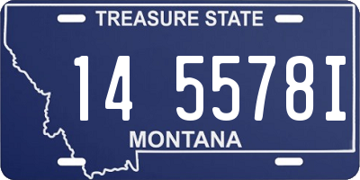 MT license plate 145578I