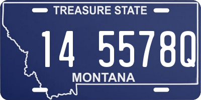 MT license plate 145578Q