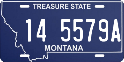 MT license plate 145579A