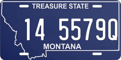 MT license plate 145579Q