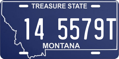 MT license plate 145579T