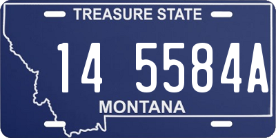 MT license plate 145584A