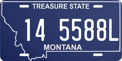 MT license plate 145588L
