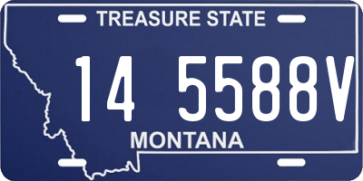MT license plate 145588V