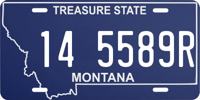 MT license plate 145589R