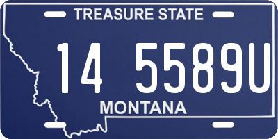 MT license plate 145589U