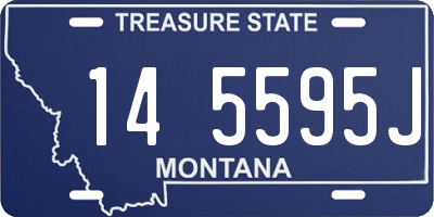 MT license plate 145595J