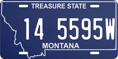 MT license plate 145595W