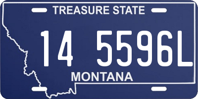 MT license plate 145596L