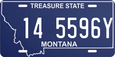 MT license plate 145596Y