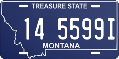 MT license plate 145599I