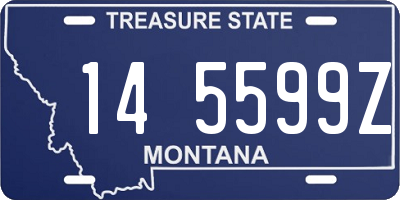 MT license plate 145599Z