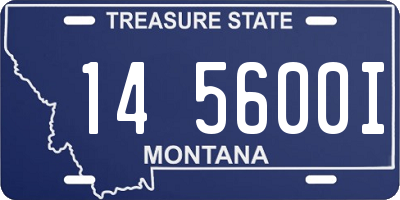 MT license plate 145600I