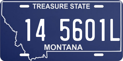MT license plate 145601L