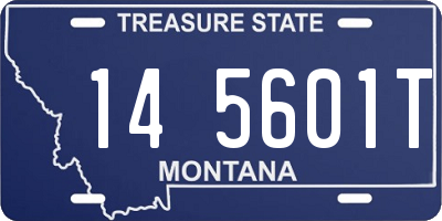 MT license plate 145601T