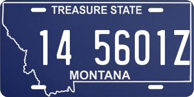 MT license plate 145601Z