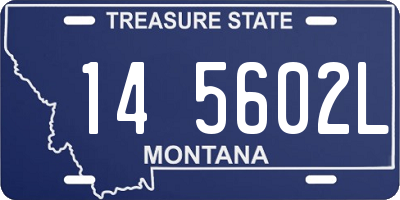 MT license plate 145602L