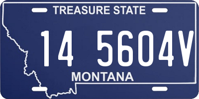 MT license plate 145604V