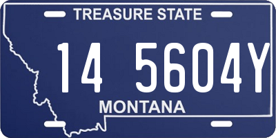 MT license plate 145604Y