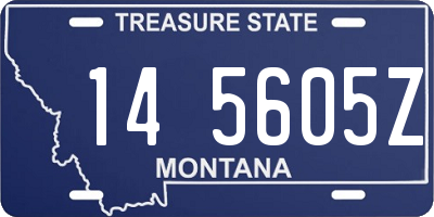 MT license plate 145605Z