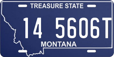 MT license plate 145606T