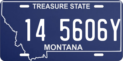 MT license plate 145606Y