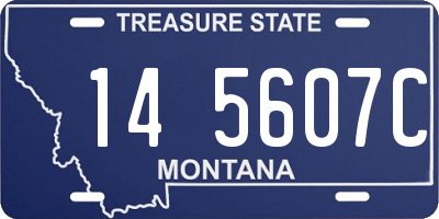 MT license plate 145607C