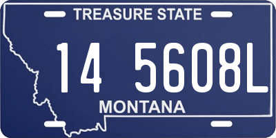 MT license plate 145608L