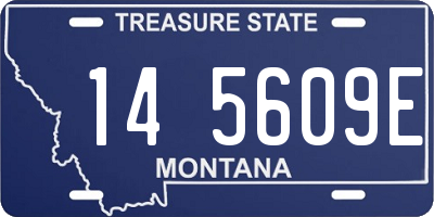 MT license plate 145609E