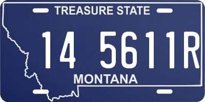 MT license plate 145611R