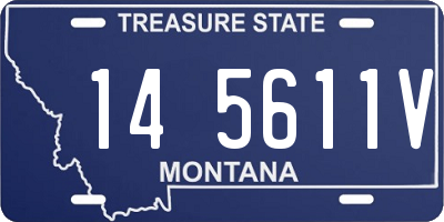 MT license plate 145611V