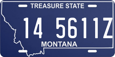 MT license plate 145611Z