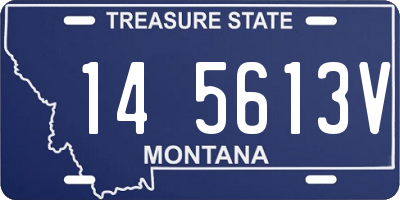 MT license plate 145613V