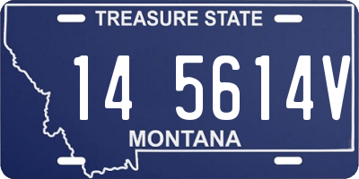 MT license plate 145614V