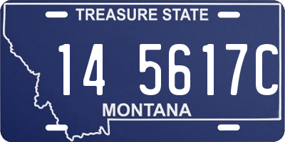 MT license plate 145617C