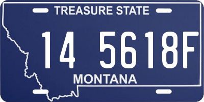 MT license plate 145618F