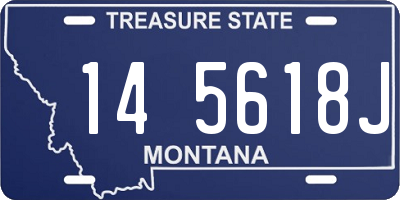 MT license plate 145618J