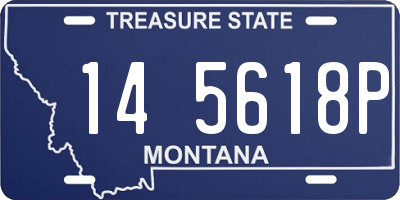 MT license plate 145618P