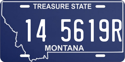 MT license plate 145619R