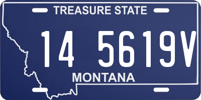 MT license plate 145619V