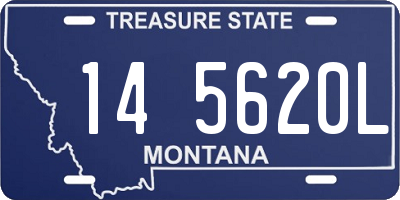 MT license plate 145620L