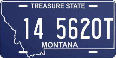 MT license plate 145620T