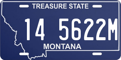 MT license plate 145622M