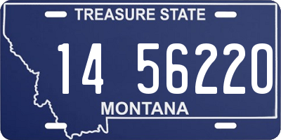 MT license plate 145622O