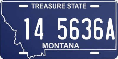 MT license plate 145636A
